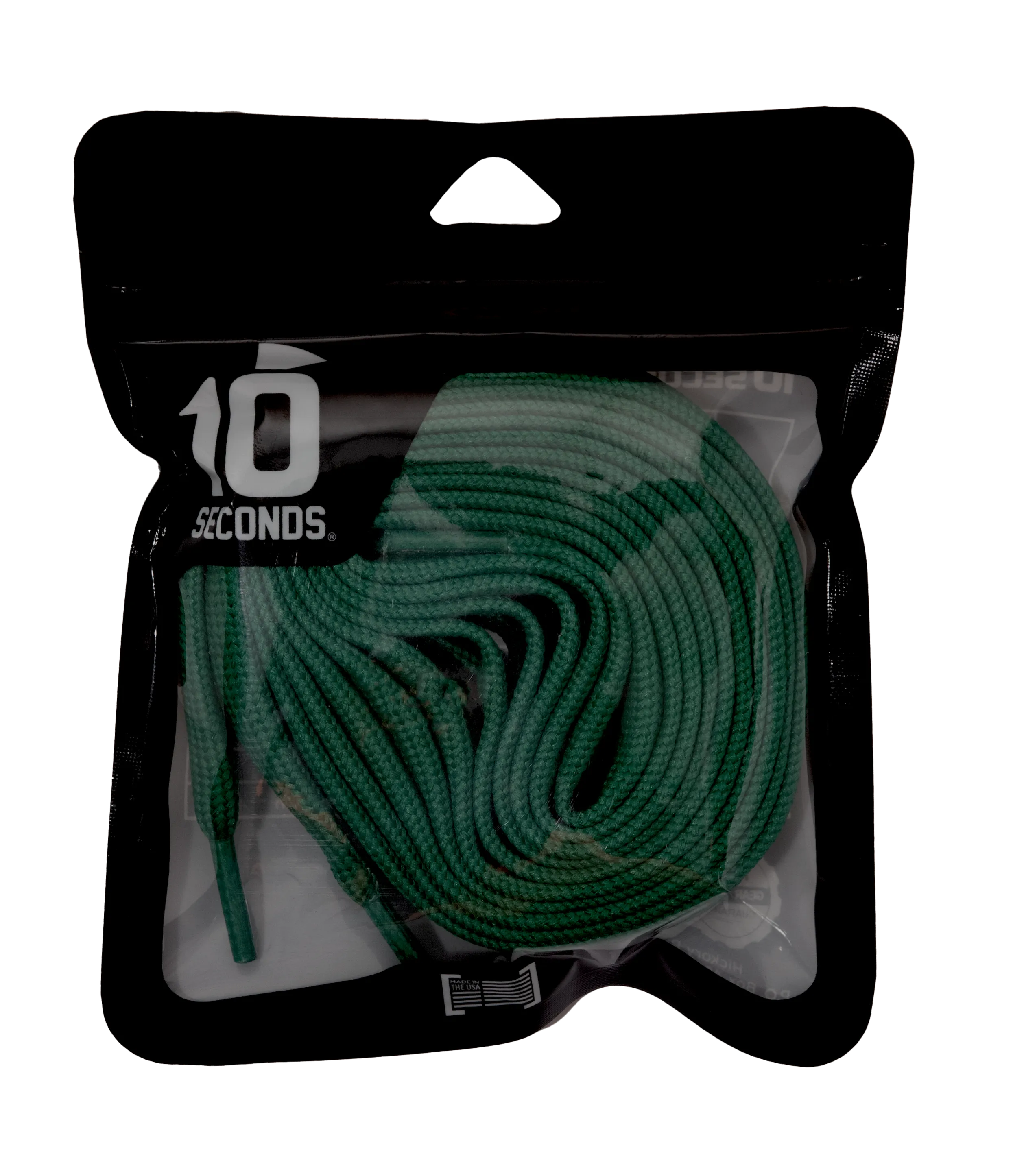 10 Seconds ® Hockey / Skate / Lacrosse Lace | Hunter Green