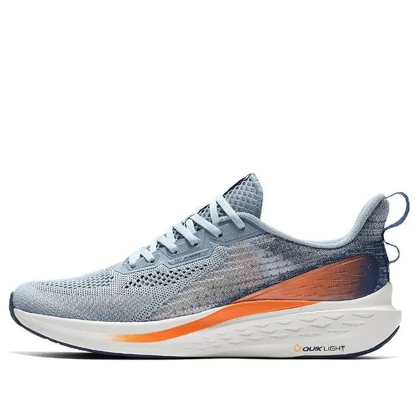 361 Degrees QU!K Light Breathable Running Shoes 'Gray Orange'