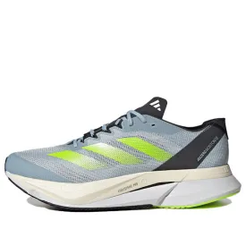 Adidas Adizero Boston 12 Running Shoes 'Wonder Blue Lucid Lemon', blue