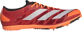 Adidas Adizero XCS 'Vivid Red Beam Orange' Cleats, Red