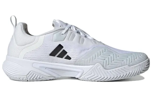 Adidas Barricade Tennis Shoes 'White Black Silver', white