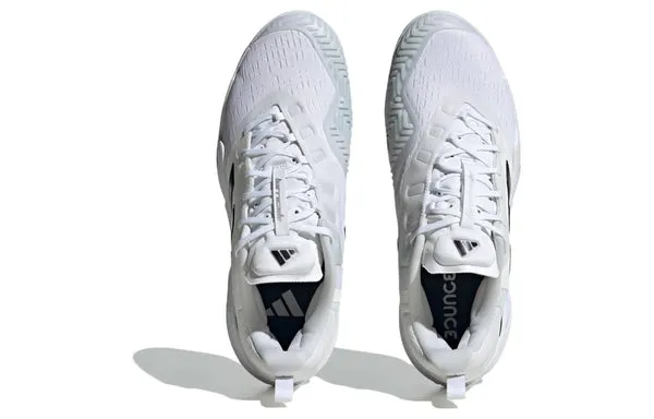 Adidas Barricade Tennis Shoes 'White Black Silver', white