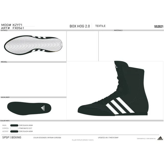 adidas BOX HOG II Boxing Shoes