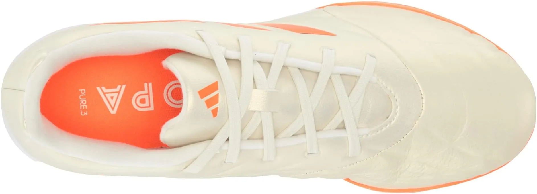 adidas Copa Pure.3 Turf Cleats Off-White/Team Solar Orange/Off-White