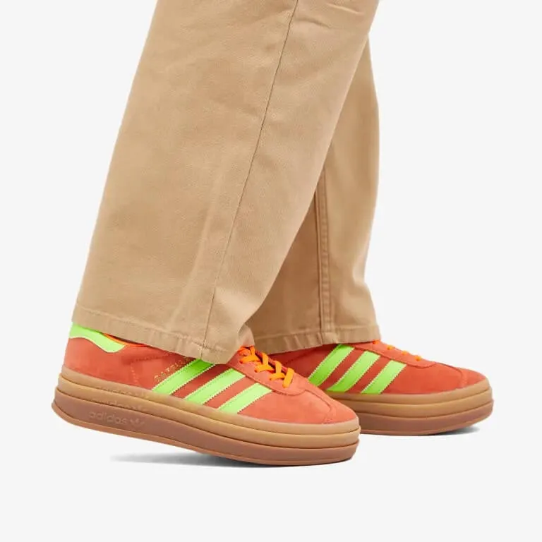 Adidas Gazelle Bold W sneakers, orange/light green