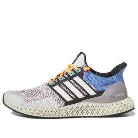 Adidas Ultra 4D Running Shoes 'Chalk White Blue Fusion', white