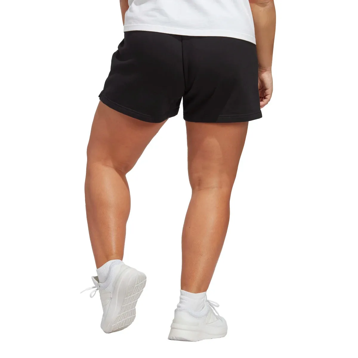 adidas Women's Essentials Linear French Terry Shorts (Plus Size)