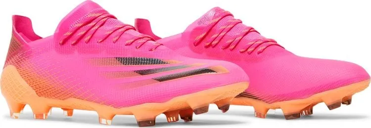 Adidas X Ghosted.1 FG 'Shock Pink' Boots, Pink