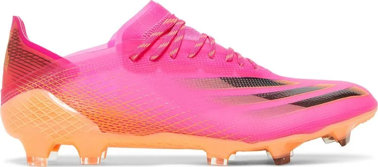 Adidas X Ghosted.1 FG 'Shock Pink' Boots, Pink