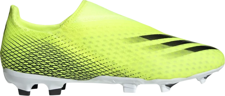 Adidas X Ghosted.3 Laceless FG 'Solar Yellow' Cleats