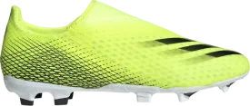 Adidas X Ghosted.3 Laceless FG 'Solar Yellow' Cleats