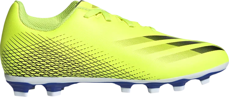 Adidas X Ghosted.4 FG J 'Solar Yellow' Cleats