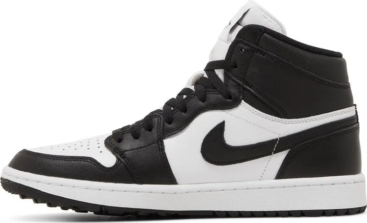 Air Jordan 1 High Golf Panda Cleats, Black