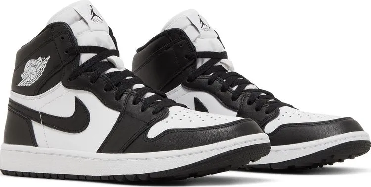 Air Jordan 1 High Golf Panda Cleats, Black