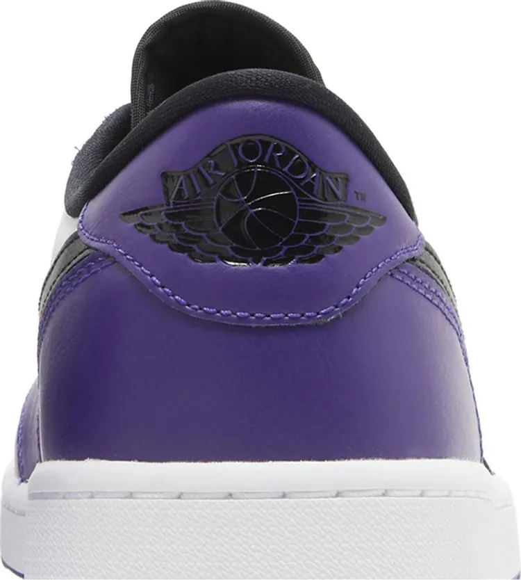 Air Jordan 1 Low Golf Court Purple Cleats, White