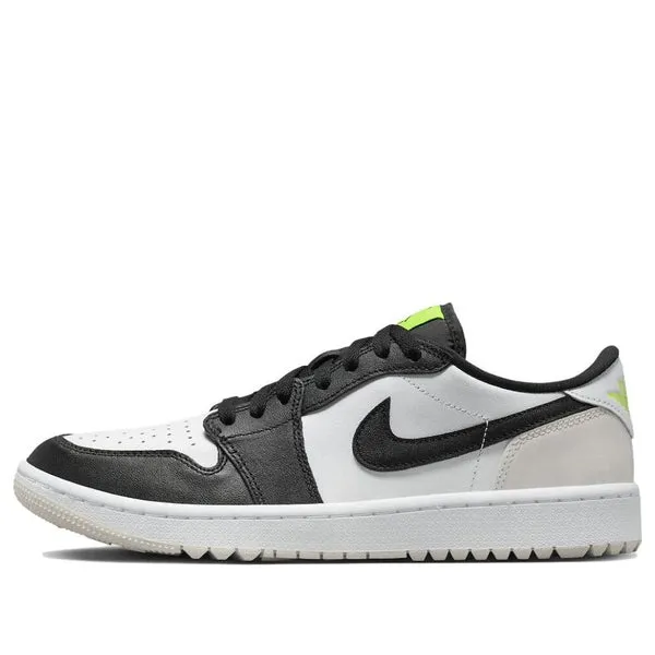 Air Jordan 1 Low Golf 'Phantom Volt' Sneakers, White