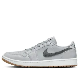 Air Jordan 1 Low Golf 'Wolf Gray Gum' Sneakers, Gray