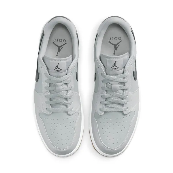 Air Jordan 1 Low Golf 'Wolf Gray Gum' Sneakers, Gray