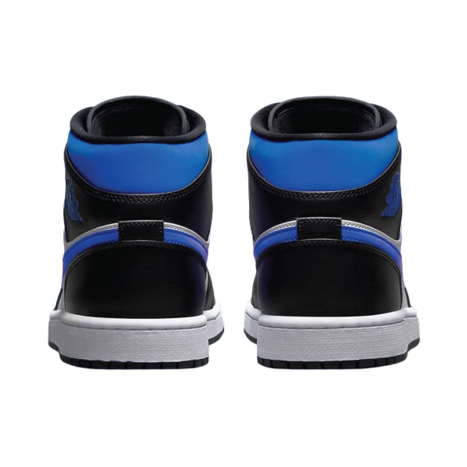 Air Jordan 1 Mid Black White Royal Blue