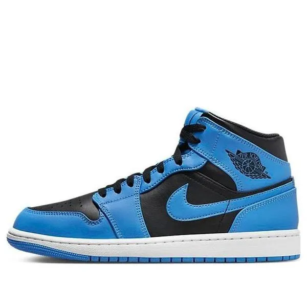 Air Jordan 1 Mid 'University Blue Black'