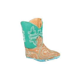 Ariat Kid's Lil Paisley Cow Over The Moo Boots