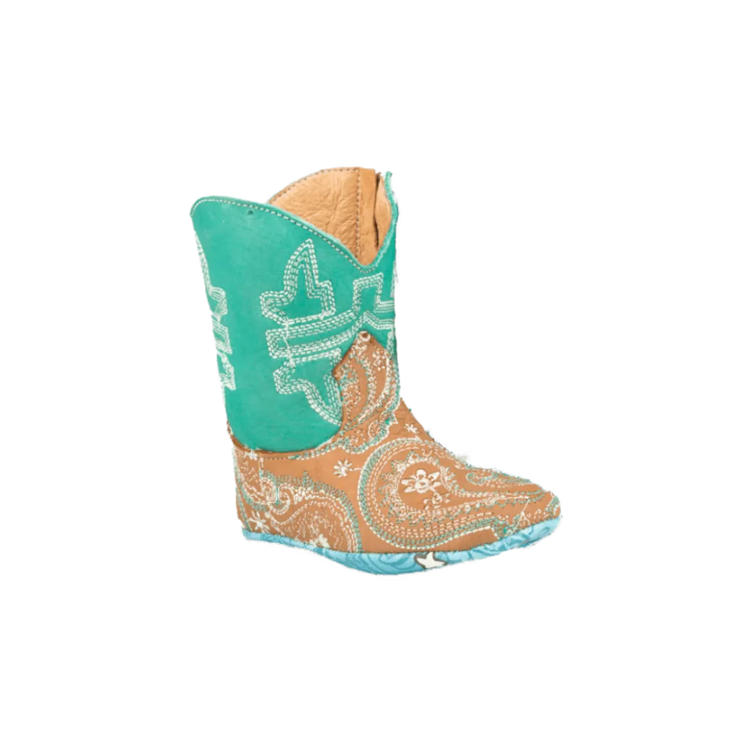 Ariat Kid's Lil Paisley Cow Over The Moo Boots