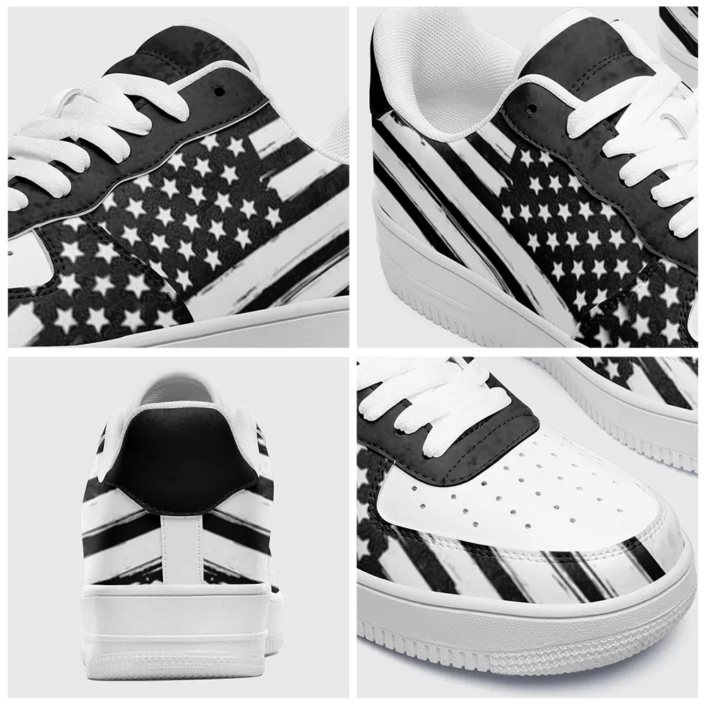 Corporate personalized gifts, Business Gifts For Clients AF1-B05604 Custom AF1 American Flag, USA Flag Sneakers AF1, Shoes, Printed Shoes