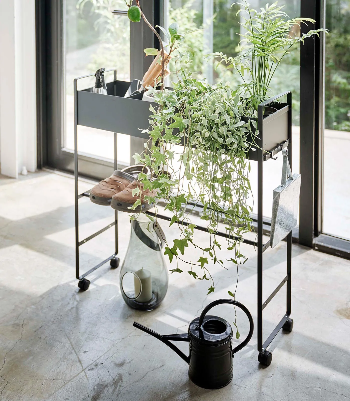 Entryway Storage Cart (29.33" H)  - Steel