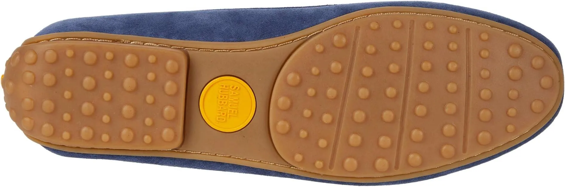 Free Spirit For Her Samuel Hubbard Loafers in Stonewashed Blue Suede/Gum Sole