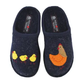 Haflinger Gallina Slipper (Women) - Captain's Blue