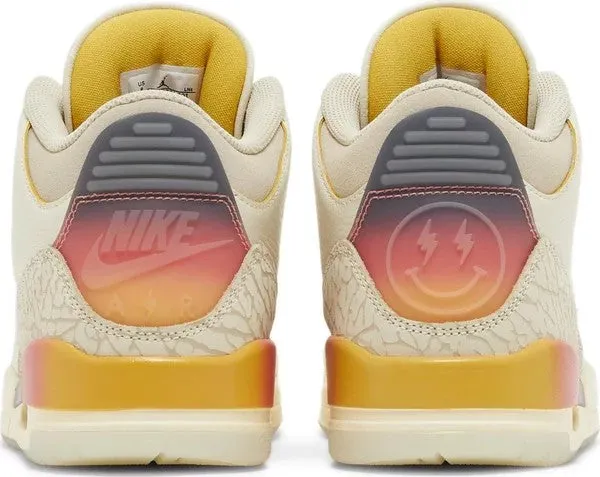 J. Balvin x Air Jordan 3 Retro “Medellín Sunset”, cream