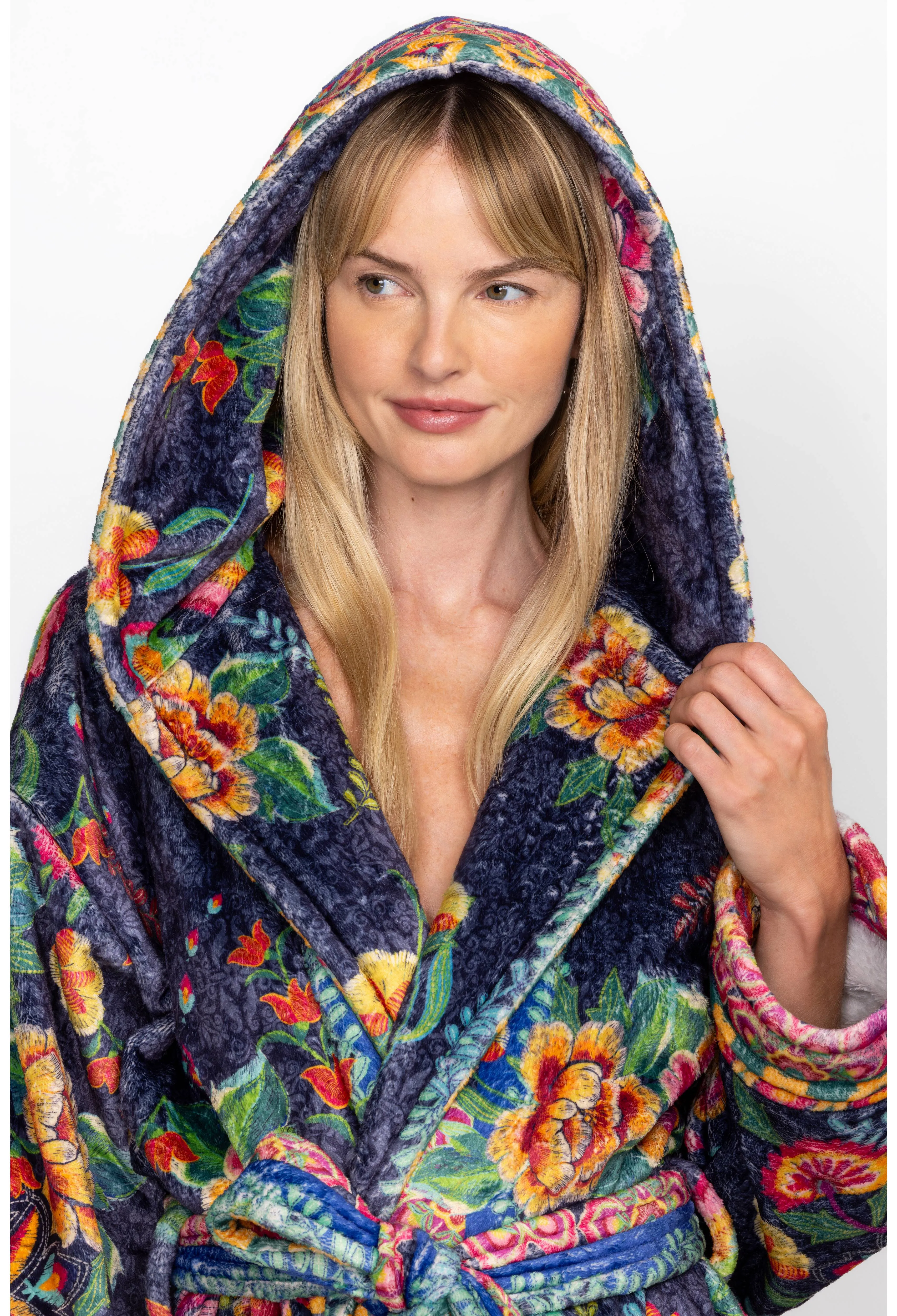 Johnny Was Cozy Robe-Darnahta Print