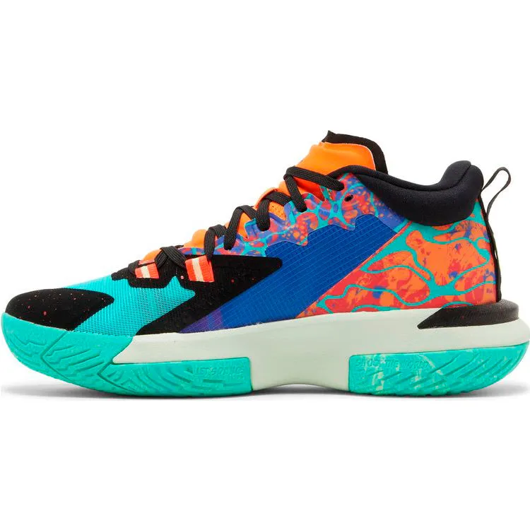 Jordan Zion 1 PF 'Hyper Jade' Sneakers, Turquoise