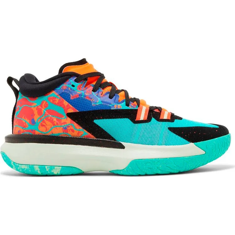 Jordan Zion 1 PF 'Hyper Jade' Sneakers, Turquoise