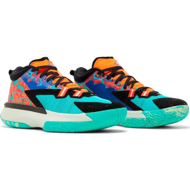 Jordan Zion 1 PF 'Hyper Jade' Sneakers, Turquoise