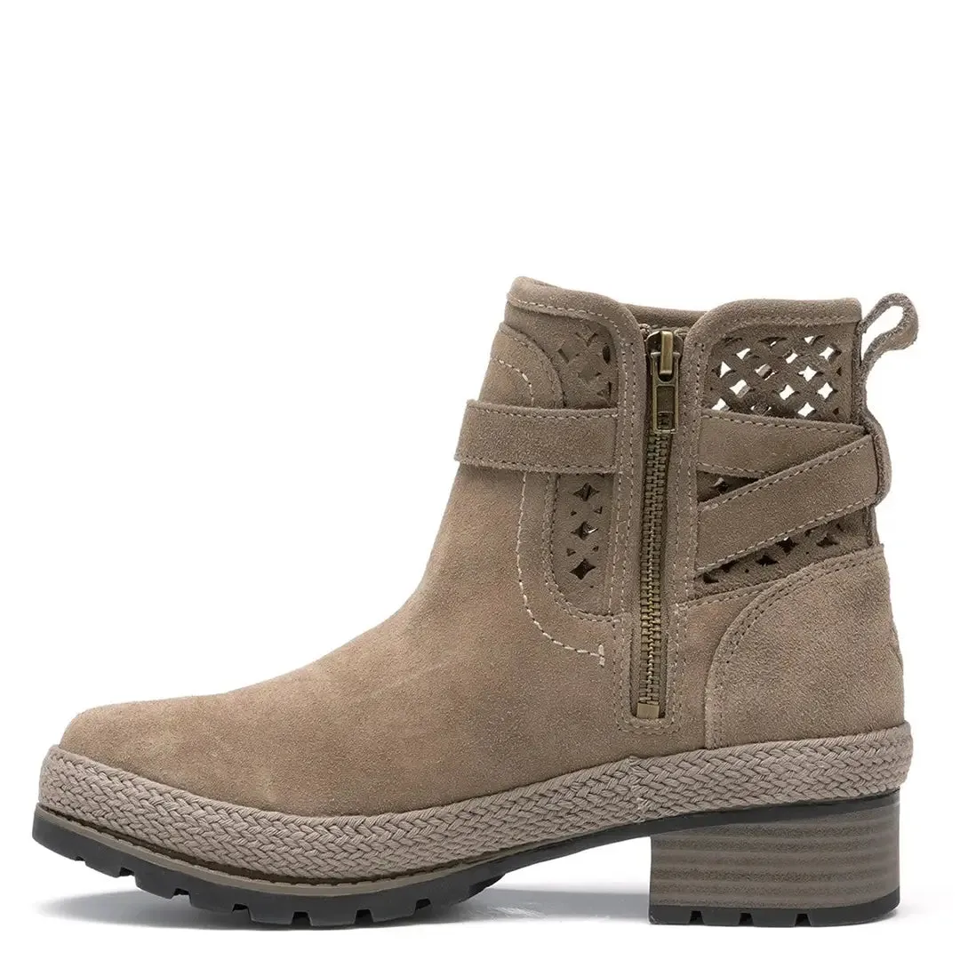 Liberty Perforated Leather Boots - Taupe by Muckboot