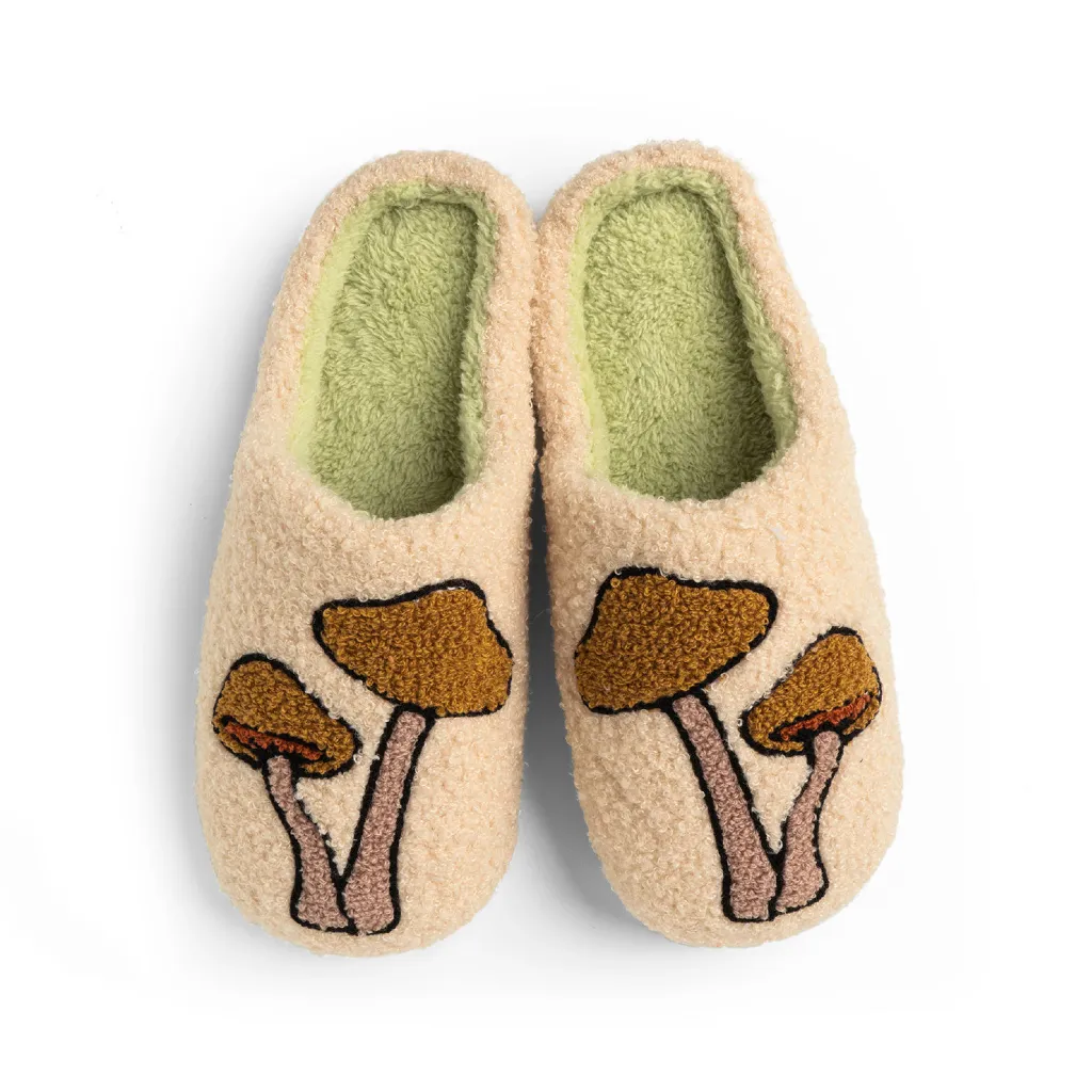 Lounge Out Loud Super Fuzzy Slipper Slides - Womens