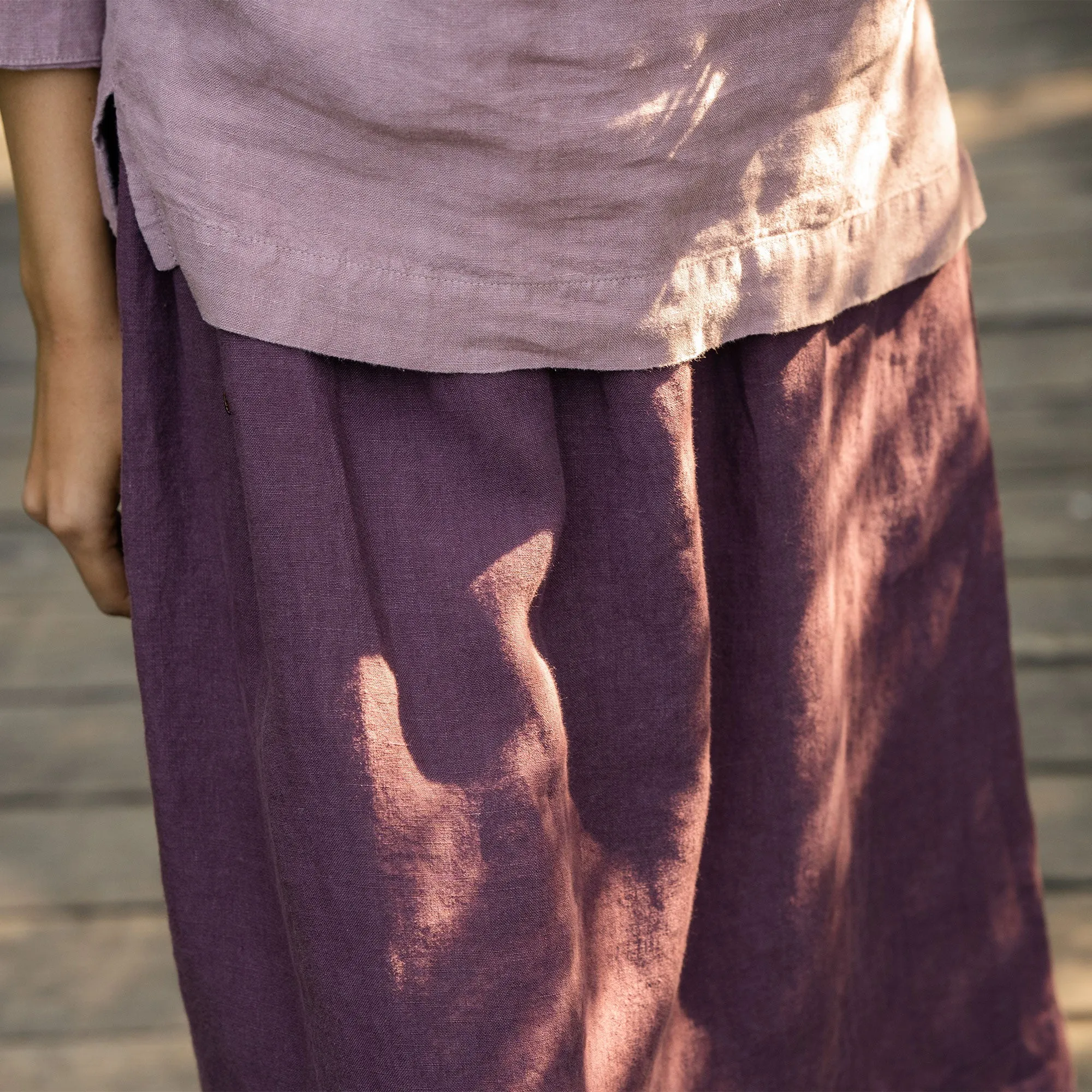 Midi Skirt Sophia Shadow Purple