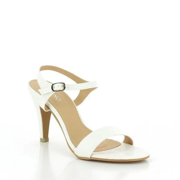 Misano Tribute White Heeled Sandal