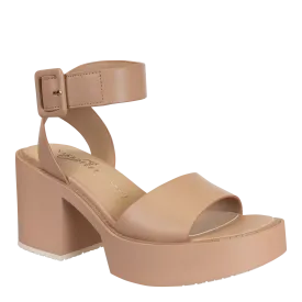 NAKED FEET - ICONOCLAST in ROSETTE Heeled Sandals