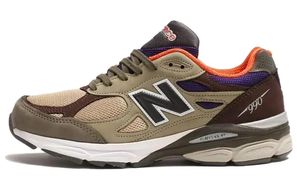 New Balance 990v3 MiUSA Teddy Santis Khaki Orange