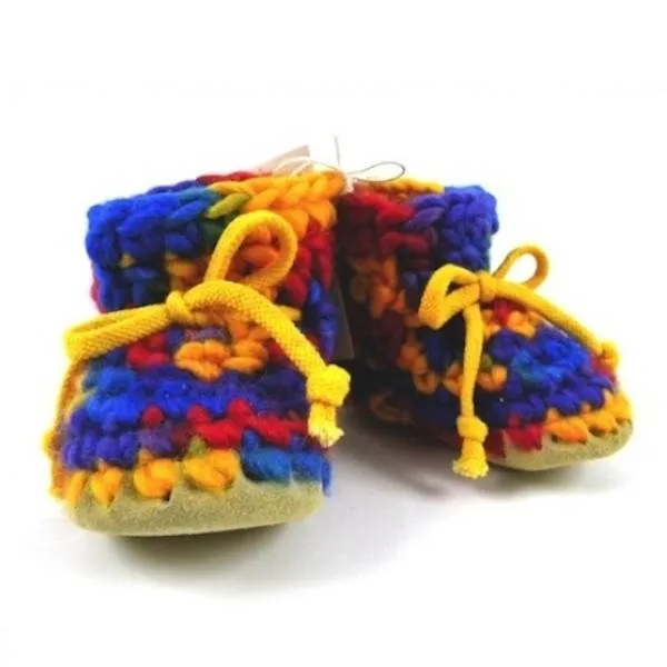 Padraig Cottage Children's Slippers - Rainbow Multi