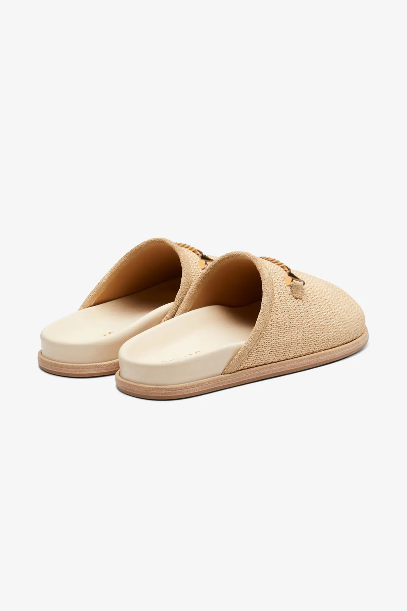 Quincy Slipper Rafia Ecrù