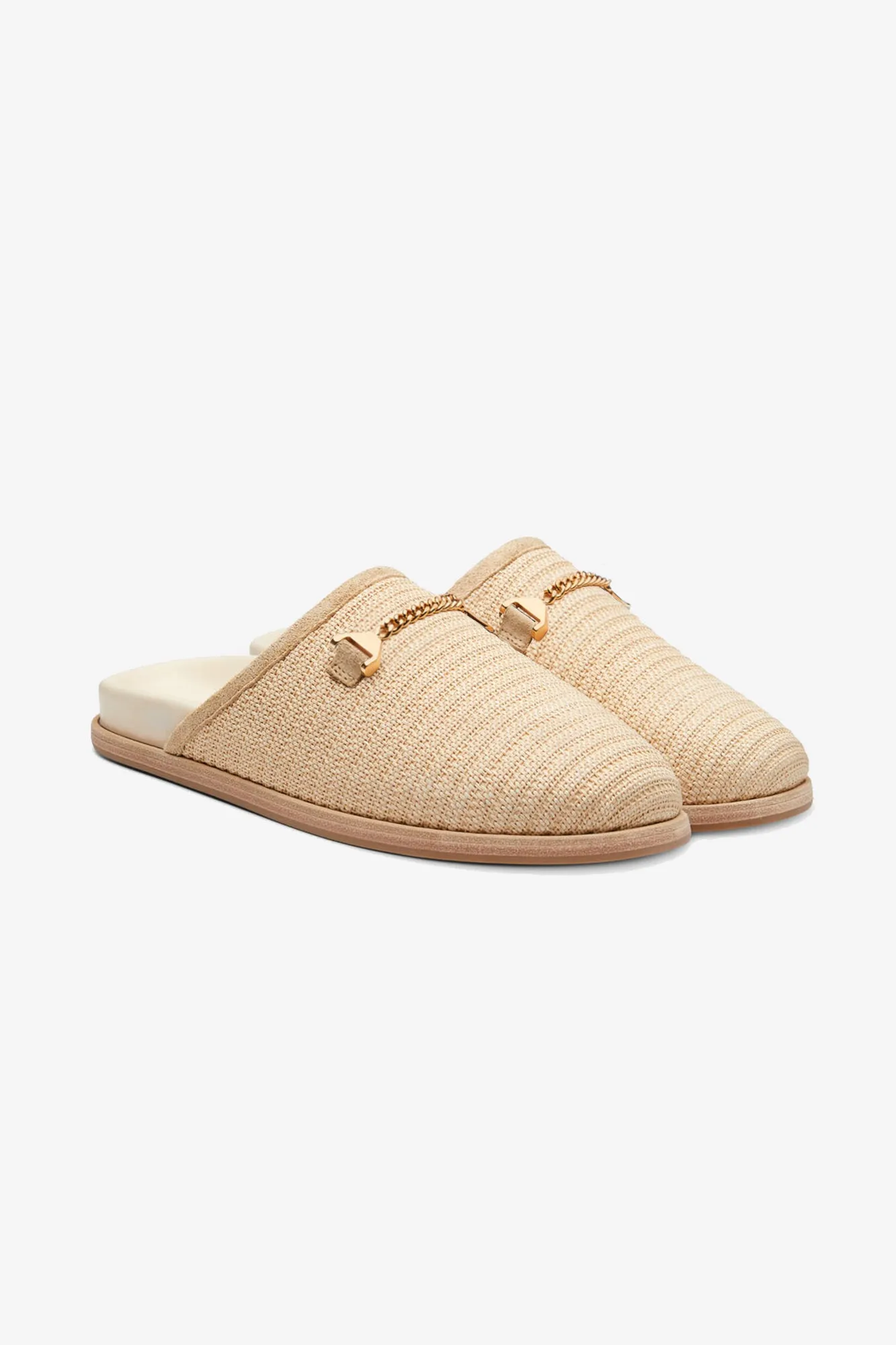 Quincy Slipper Rafia Ecrù