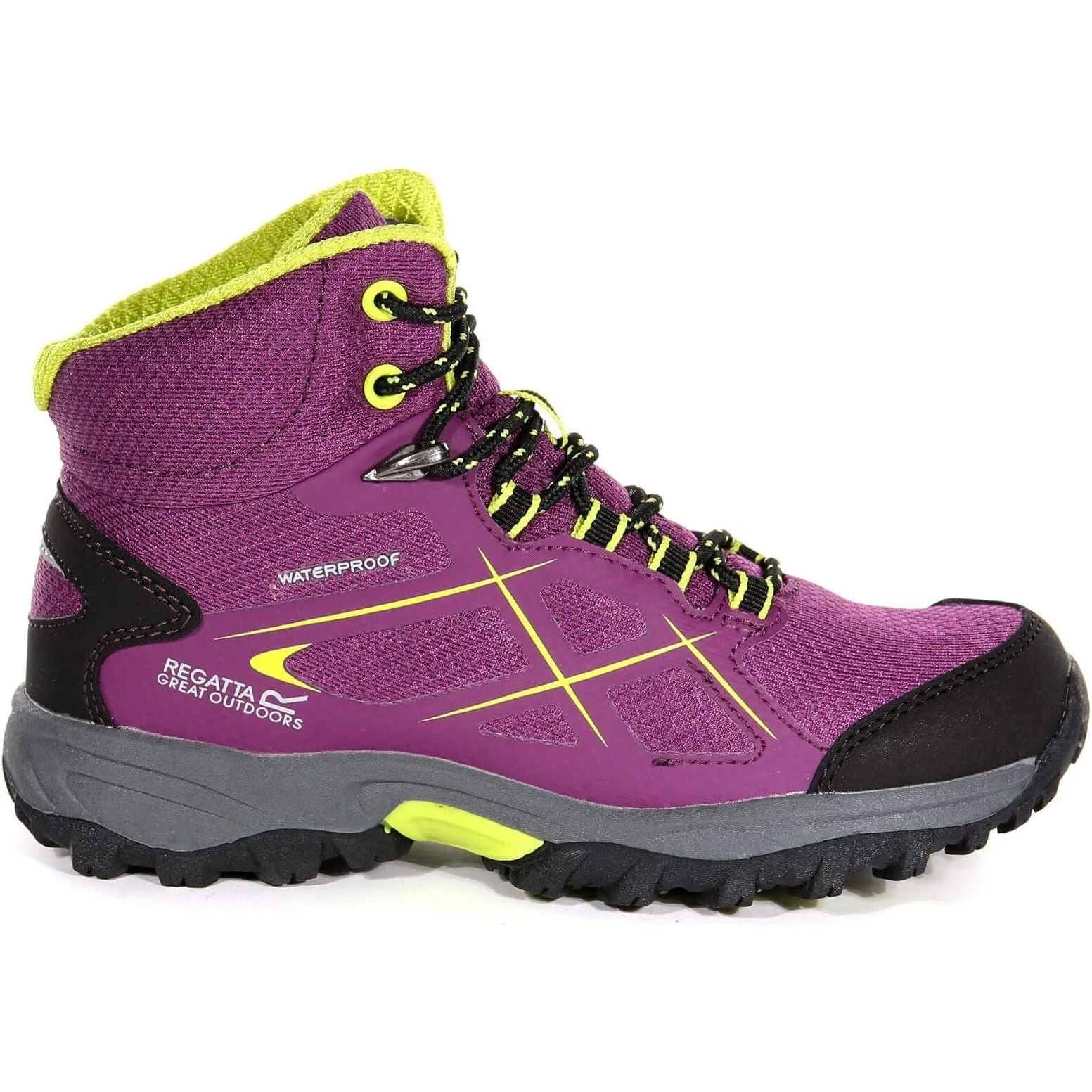 Regatta Kota Mid Junior Waterproof Walking Boots - Purple