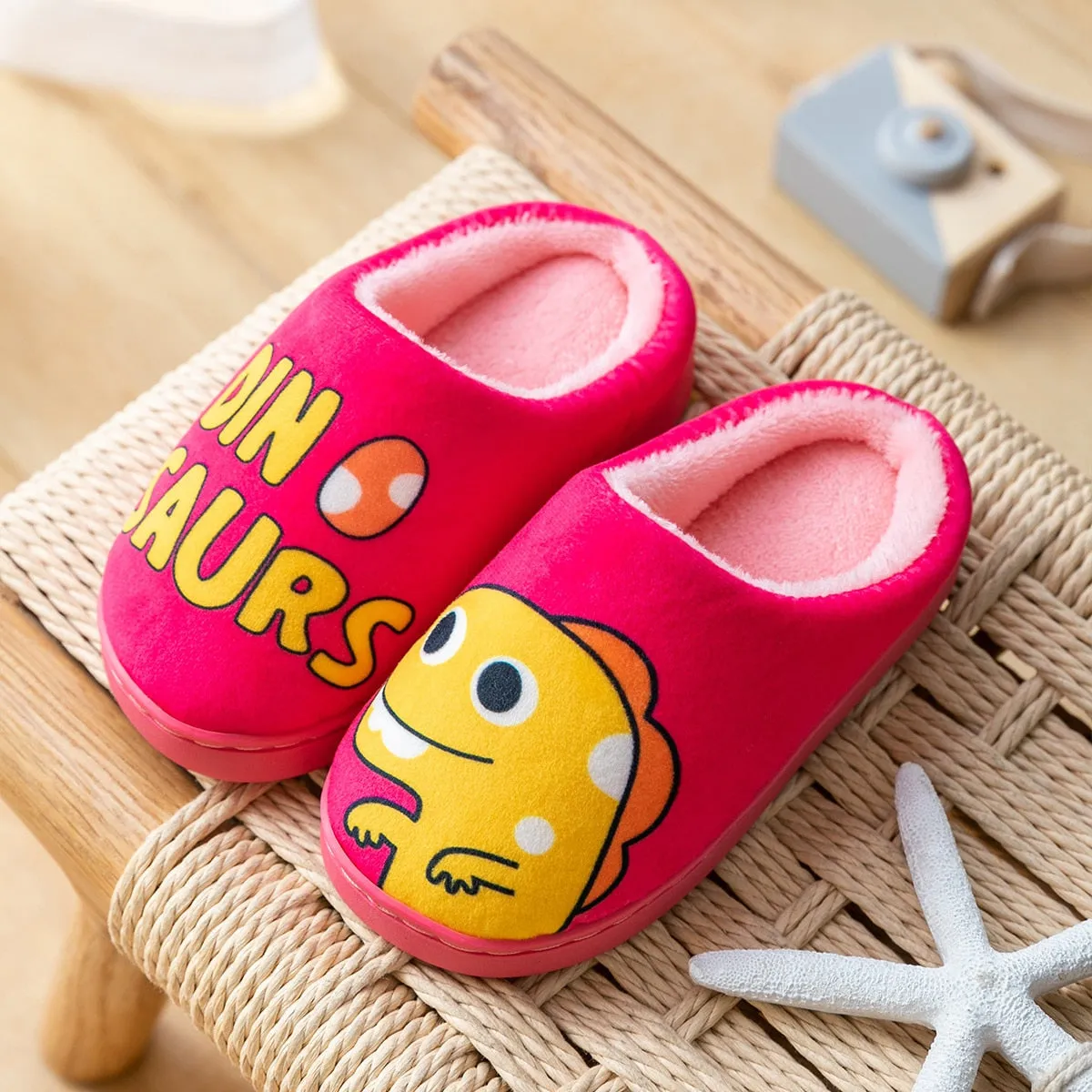 Unisex Winter Warm Soft Comfortable Kids Slippers