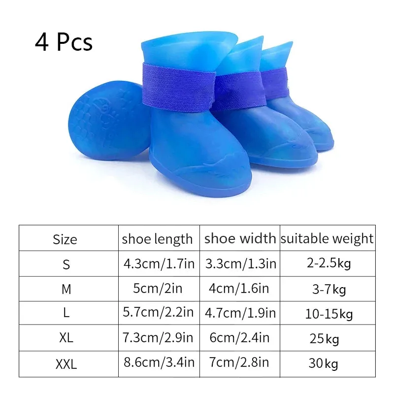 WaterProof Rubber Rainshoe 4pcs